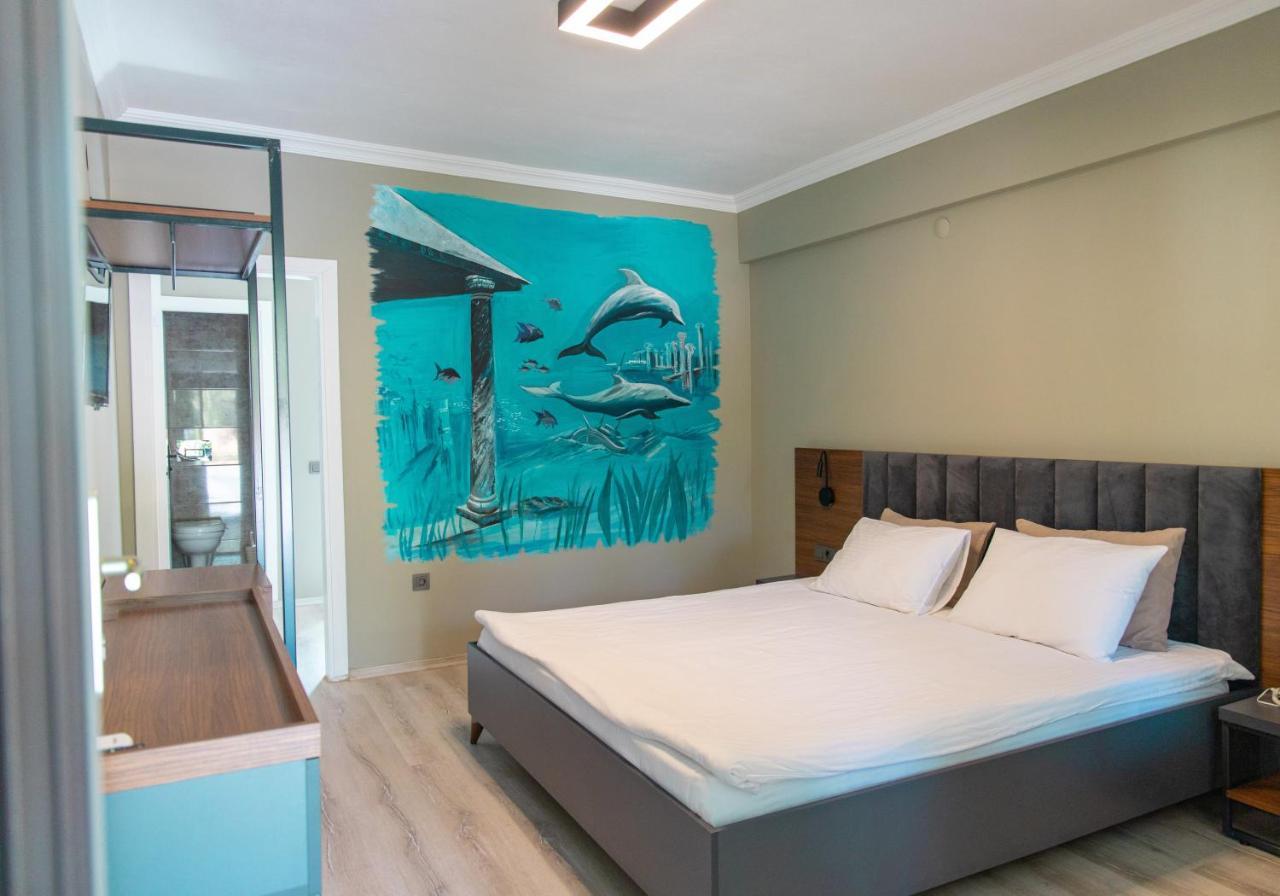 Kayalar Blue Beach Hotel Sazli ภายนอก รูปภาพ