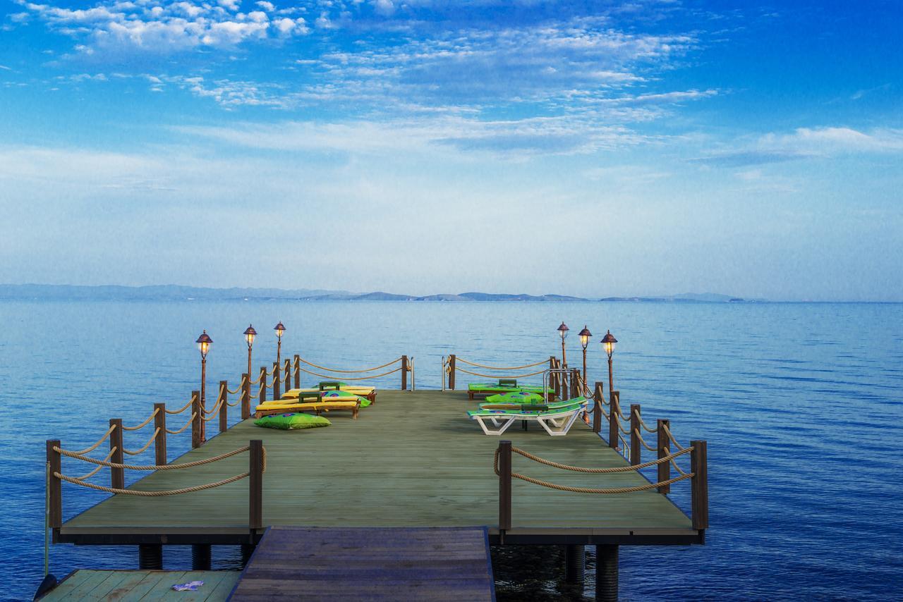 Kayalar Blue Beach Hotel Sazli ภายนอก รูปภาพ